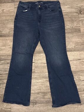 Old Navy Navy Blue Women's Flared Jeans
